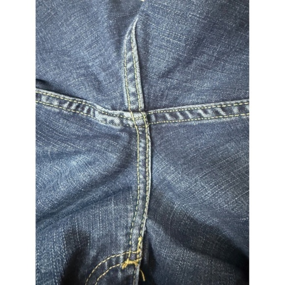 Lee Womens Regular Fit Capri Jeans Mid Rise Dark Wash Blue Size 20M 112315574 - Picture 6 of 6